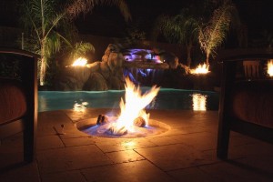 Built-in Firepit Built-in Firepit